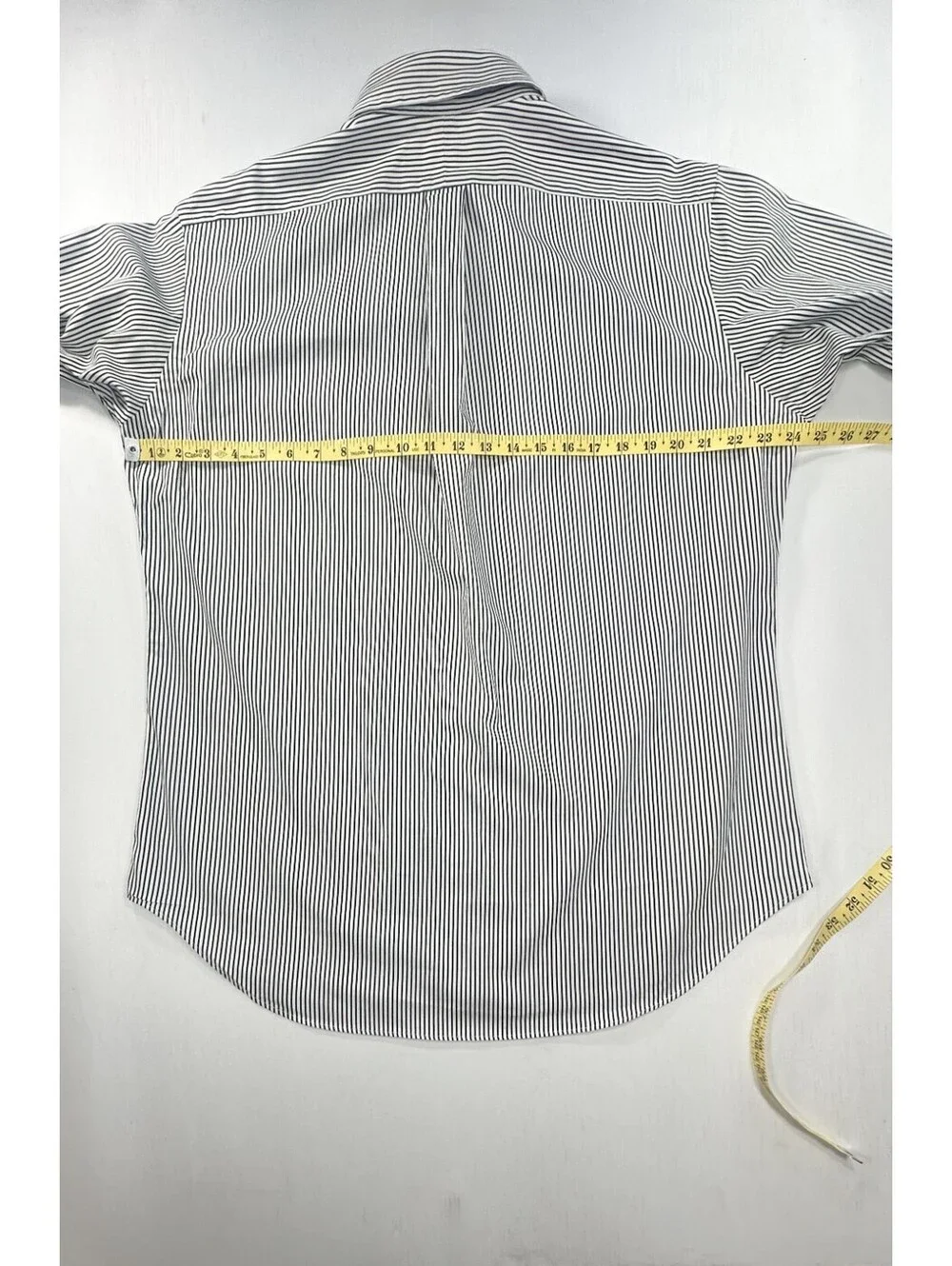 Ralph Lauren Classic Striped Oxford Button Up Black Mens L